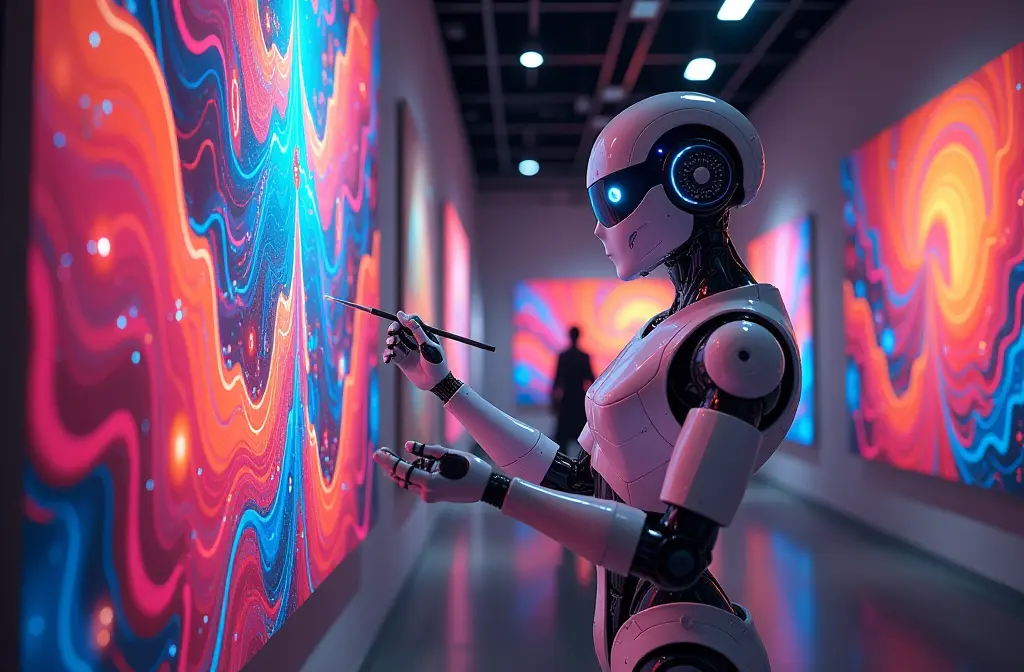 Artificial Intelligence Creates Art: Exploring AI in Creativity